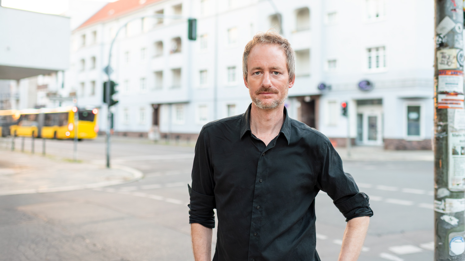 Portrait of Max Baroncea on a Berlin street