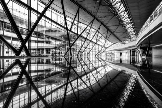 Sample art website: photographic work in a gallery grid